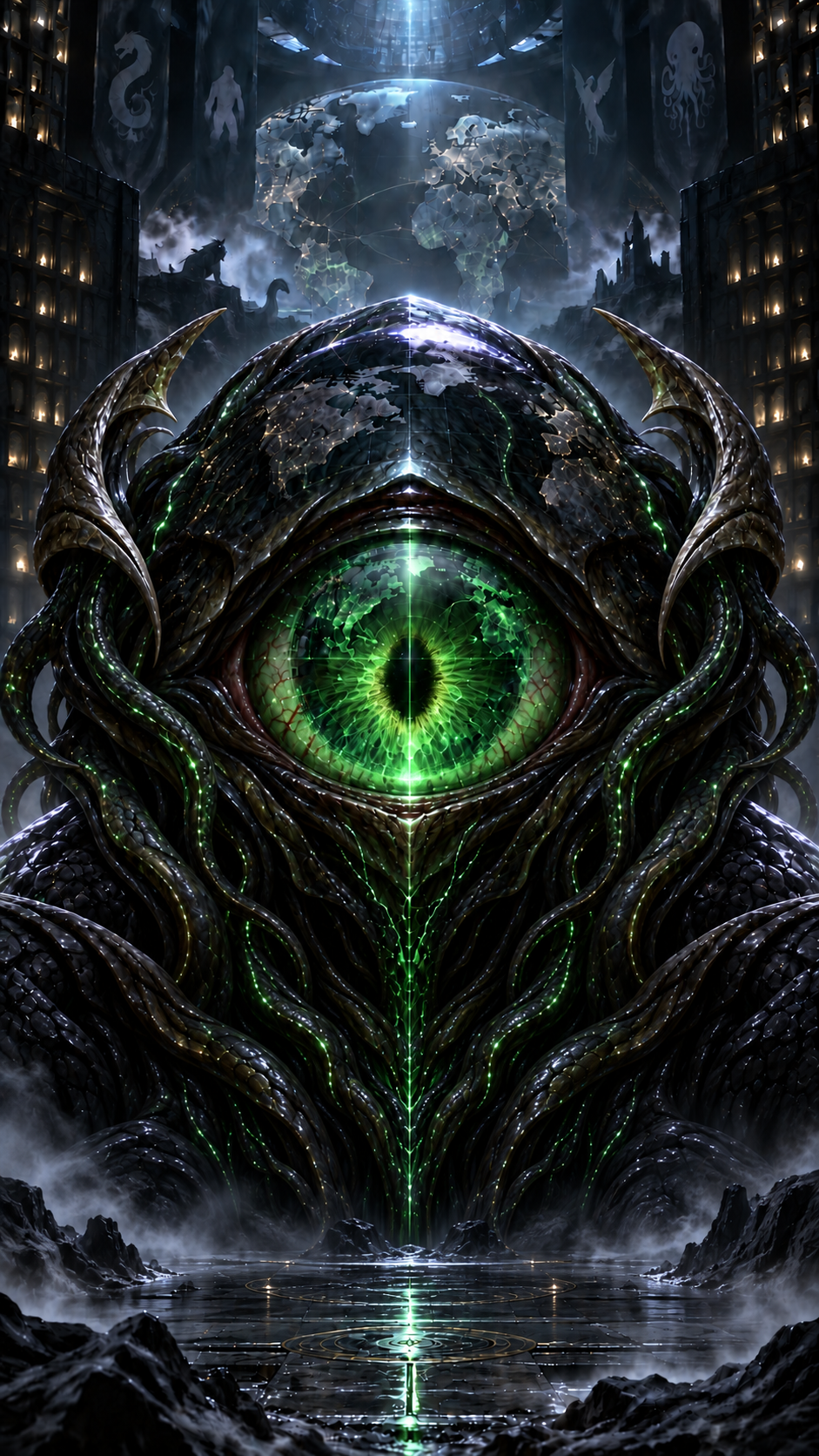 Biological Monster Bot guardian for the After-Dark Power Up field kit