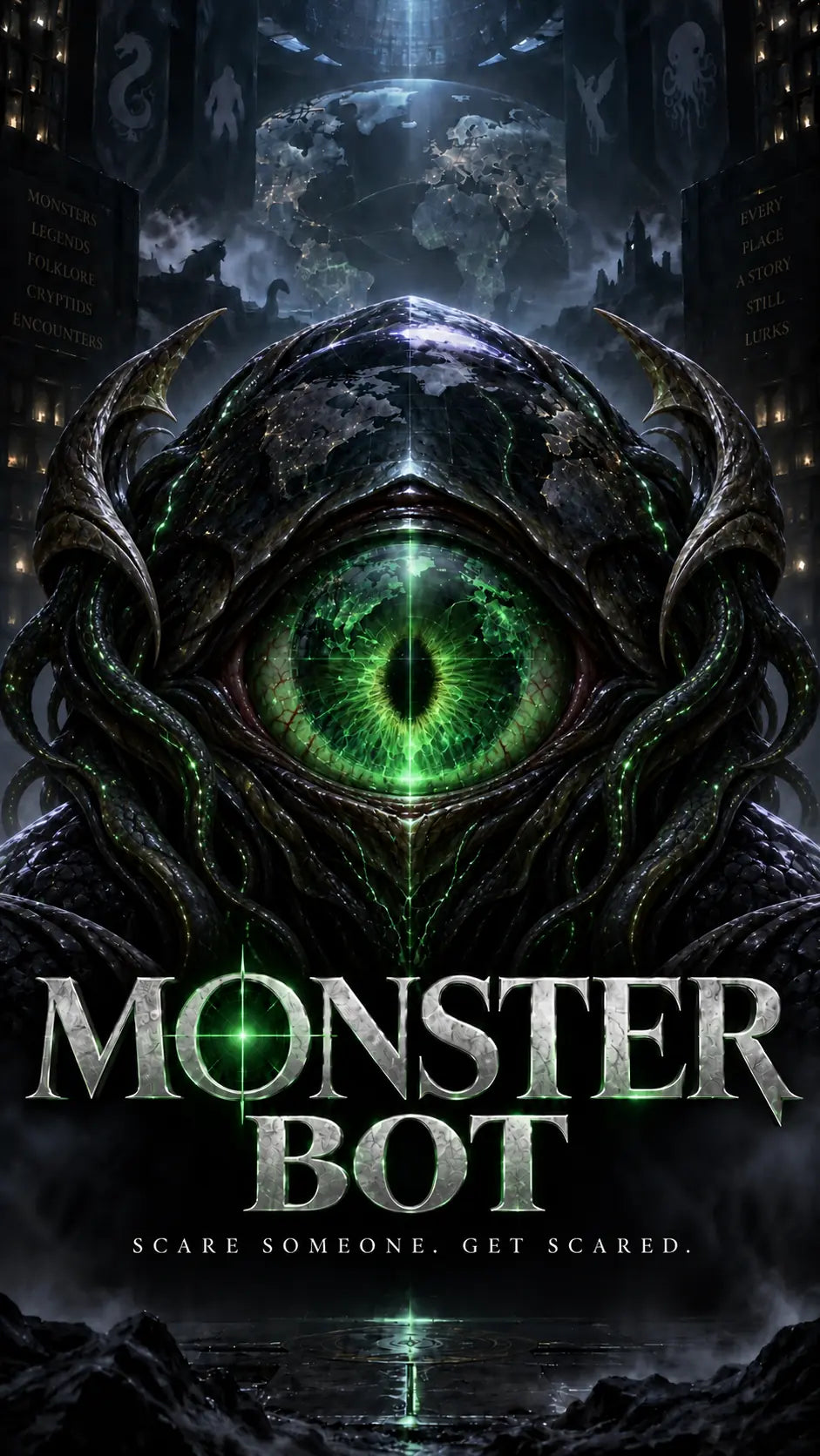 Monster Bot biological guardian for the Worldwide Night Archive