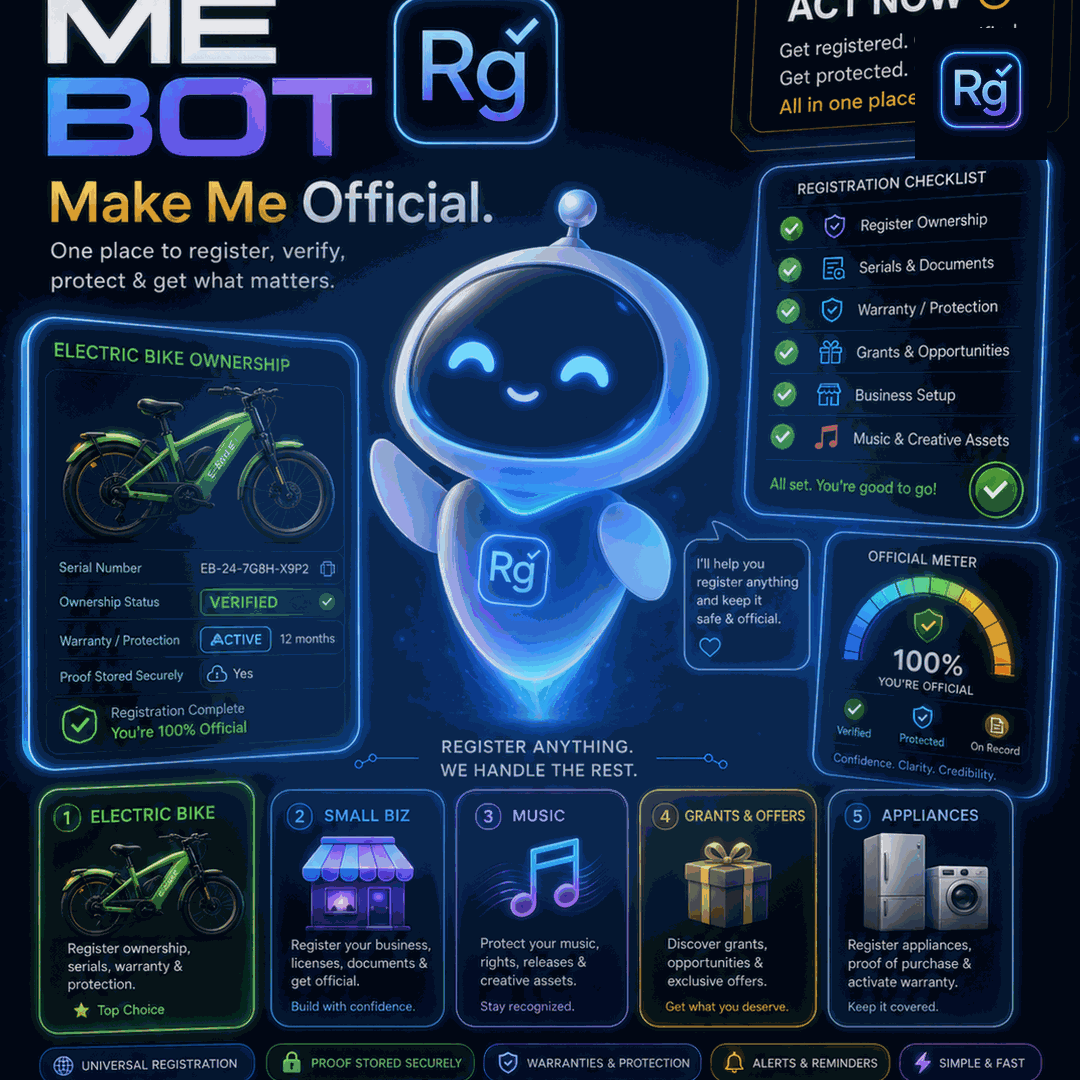 Animated REGISTr ME BOT hero