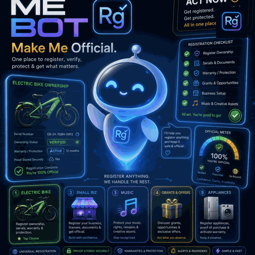 Animated REGISTr ME BOT hero
