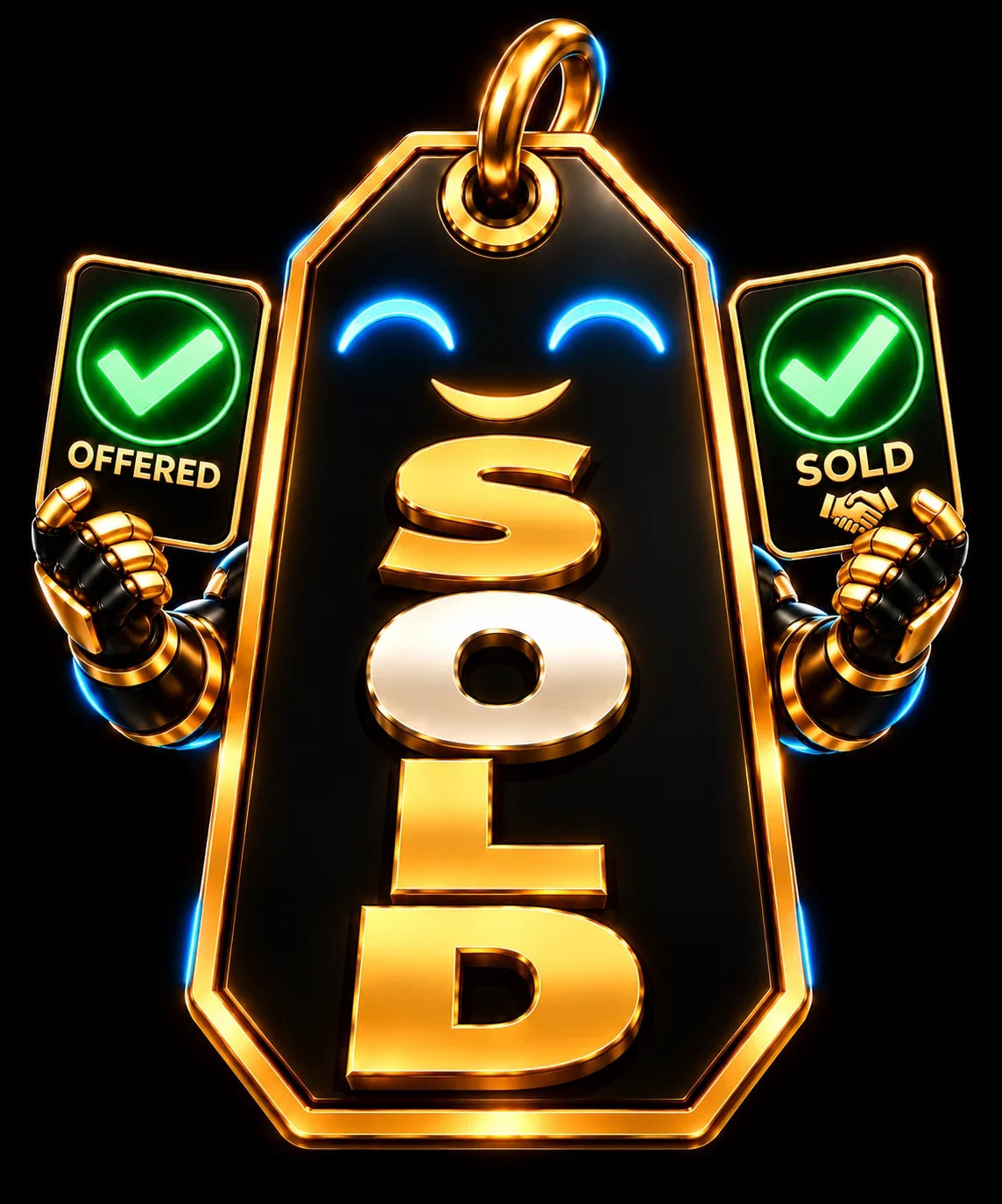 Sell It Bot SOLD companion character